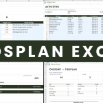 Tidsplan Excel