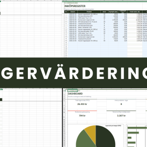 FIFO Lagervärdering Excel