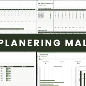 Resursplanering Mall Excel