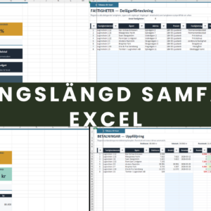 Debiteringslängd Samfällighet Excel mall