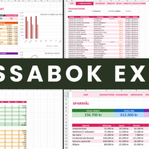 Kassabok Excel